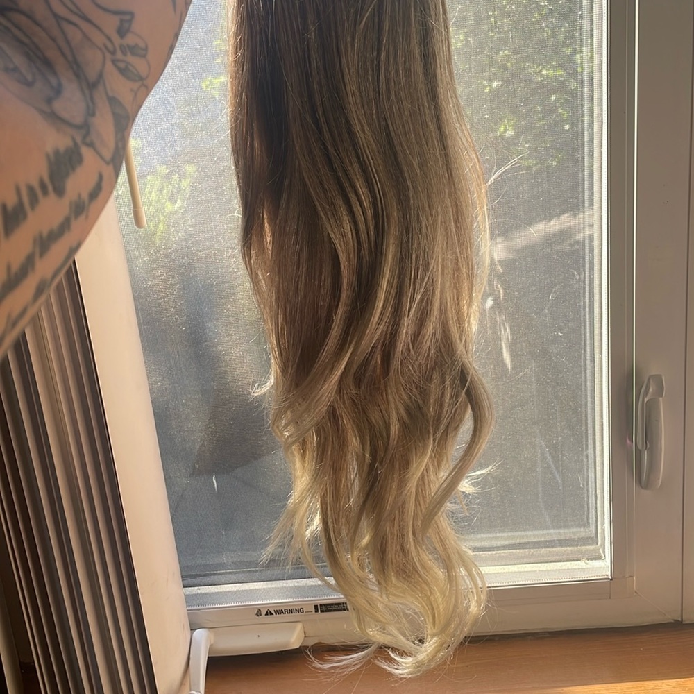 Blonde wig